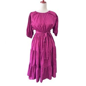 Mott50 Pink wrap dress‎ Size Large